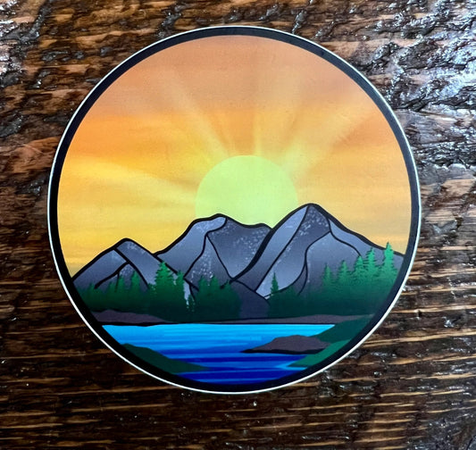 Mission Valley Sunrise Sticker