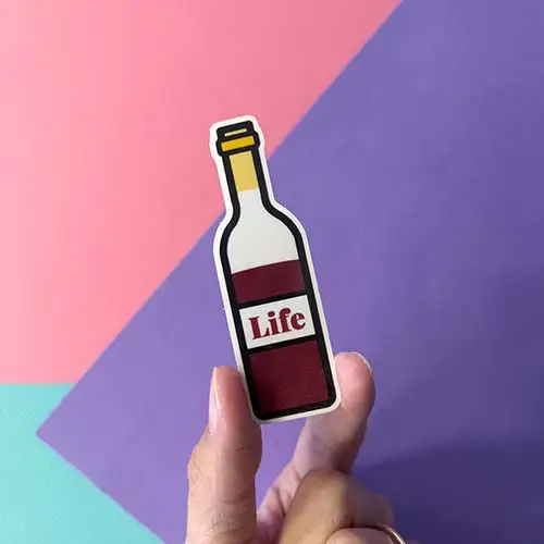 Wine is Life Sticker