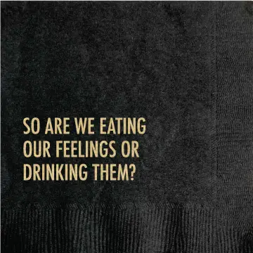 Drinking Feelings Cocktail Napkin