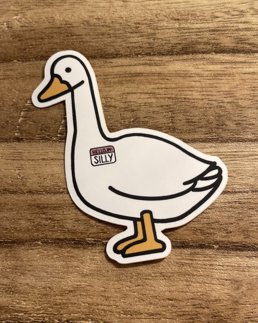 Silly Goose Sticker