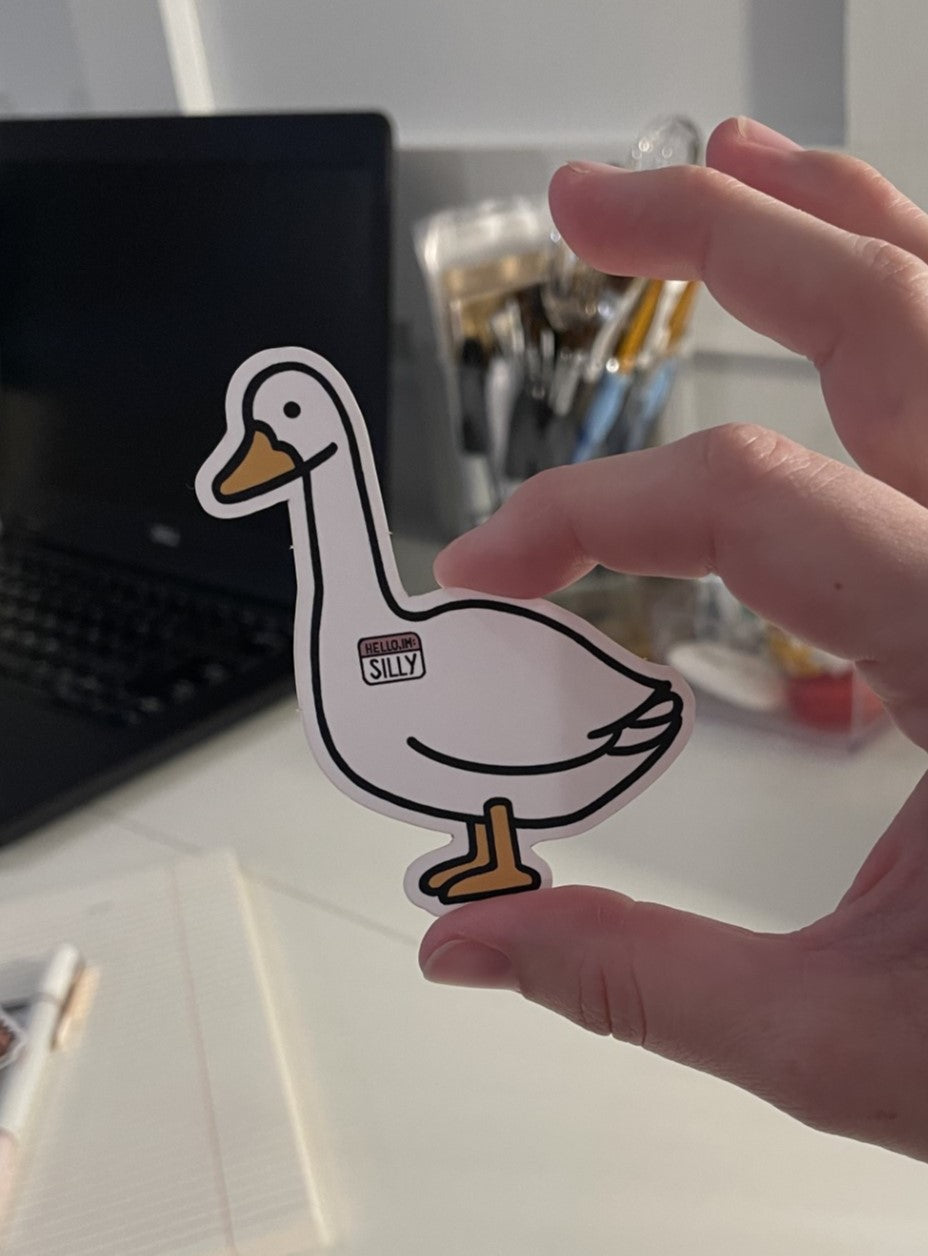 Silly Goose Sticker