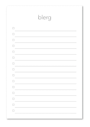 Blerg Notepad